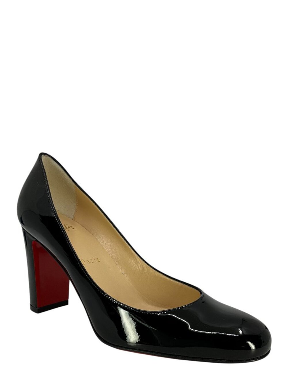 Christian Louboutin Lady Gena 85 Patent Pumps Size 7.5 NEW